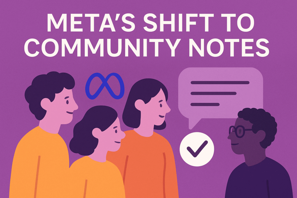 Meta adopts community notes system to enhance content accuracy and user transparency across its platforms