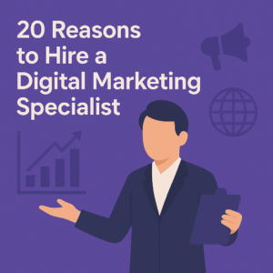 Digital marketing specialist analyzing online data and marketing performance metrics