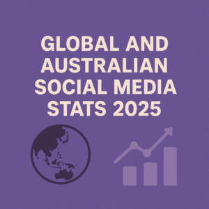2025 global and Australian social media statistics chart and user growth data
