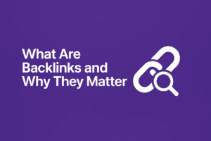 Illustration representing backlinks and website connections for SEO purposes.