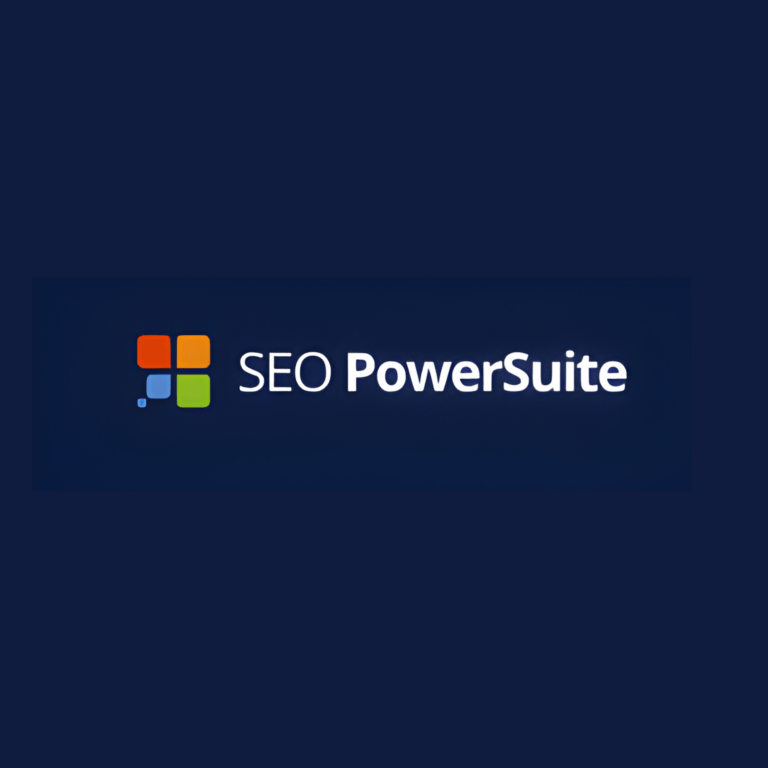 An SEO PowerSuite dashboard displaying keyword rankings, site audits, backlink analysis, and optimization tools