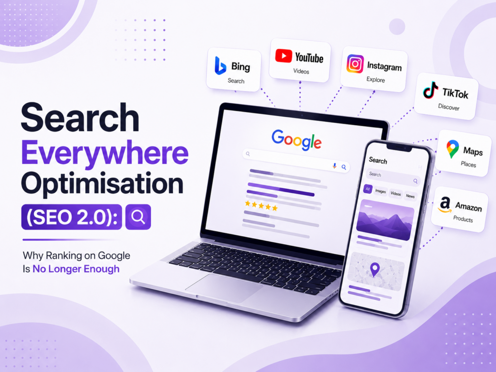 Search everywhere optimisation (SEO 2.0): why ranking on Google is no longer enough
